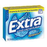 Extra  peppermint sugar free gum Picture